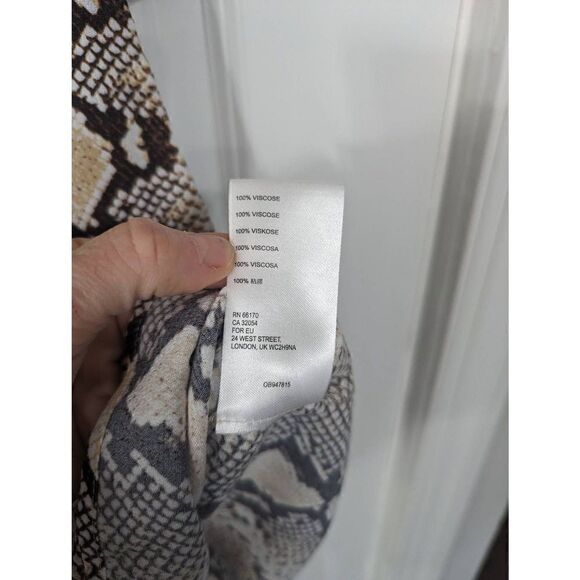 Maeve‎ by Anthropologie Juno Dress women's size XS snakeskin print fit & flare - Picture 6 of 7